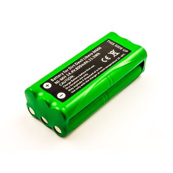 Batterie compatible Dirt Devil Libero M606, NiMH, 14,4V Accumulateur aspirateur robot Dirt Devil Libero M606