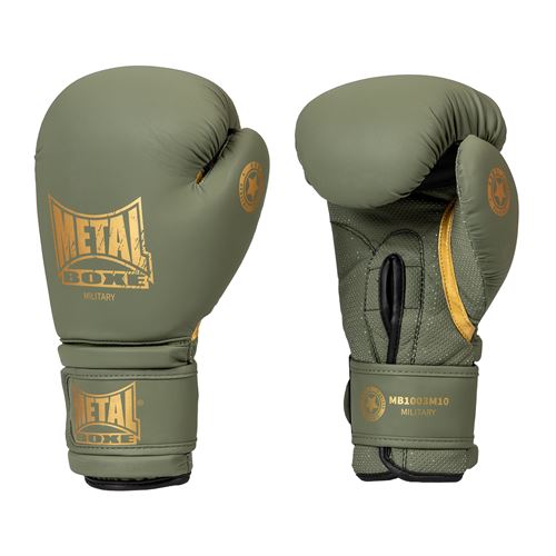 Gants de boxe Métal boxe Military-14 oz-Vert-14 oz--14 oz-Vert--------------Vert-