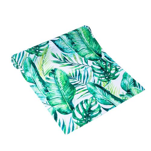 chemin de table feuilles tropicales 28cmx5m