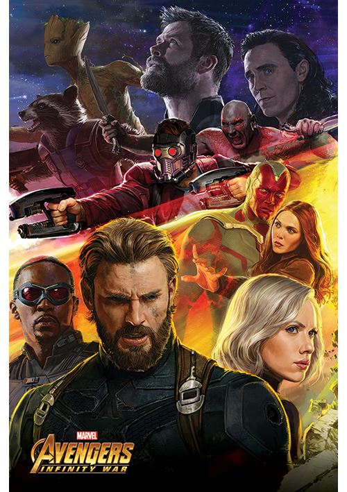 Affiche Maxi Infinity War Captain America