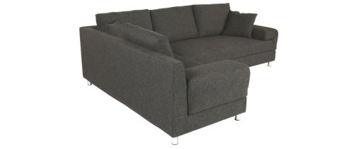 Canapé Dangle Gauche Convertible Noir Chicago Achat