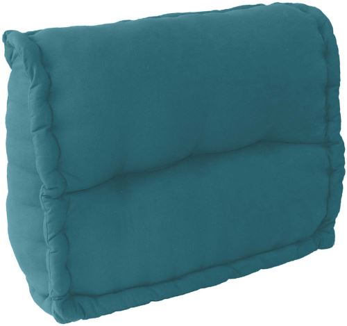 NO NAME - Coussin cale-rein en coton coloré Bleu canard
