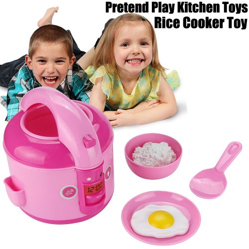 LED Melody électrique Rice Cooker Cuisine Jouets d'imitation appareils jouet pour enfant Pealer6367