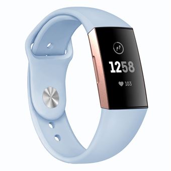 Bracelet sport en silicone Simple pour Fitbit Charge3 Charge4
