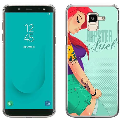 Coque pour Samsung Galaxy J6 -  Ariel Sirène Hipster