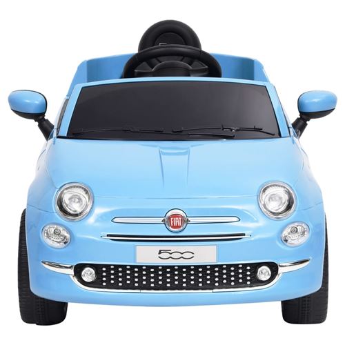 vidaXL Voiture électrique pour enfants Fiat 500 Bleu
