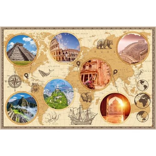 Nathan Puzzle 3000 Pieces : Merveilles Du Monde Moderne - Neuf - Image 2