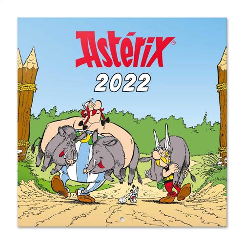 Calendrier 2022 30X30 Astérix et Obélix