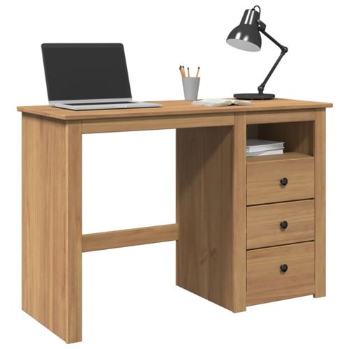 Bureau Panama 112x45x75 cm bois massif de pin