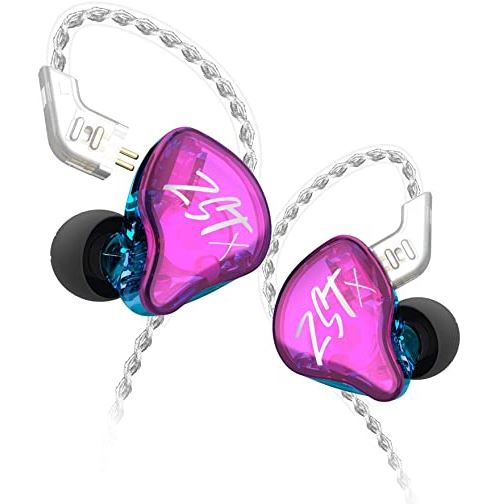 Écouteurs intra-auriculaires filaires KZ ZST X violet