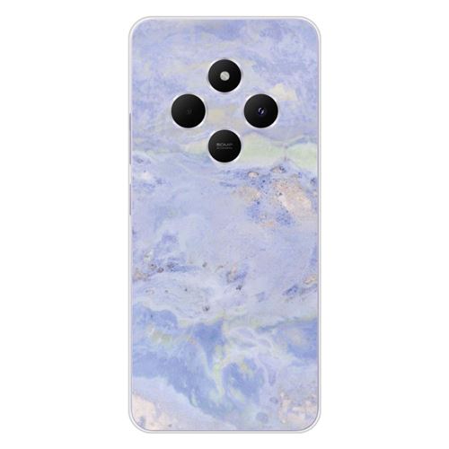 Coque en silicone imprimée compatible Xiaomi Redmi 14C 4G Marbre Bleu