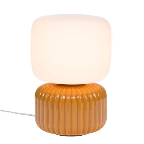 Amadeus Jaune Lampe De Chevet Ninon En Céramique Moutarde 30 Cm - Céramique - Image 4