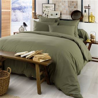 Housse de couette - Peluche Flanelle - Blanc - 140x200cm - 1 personne