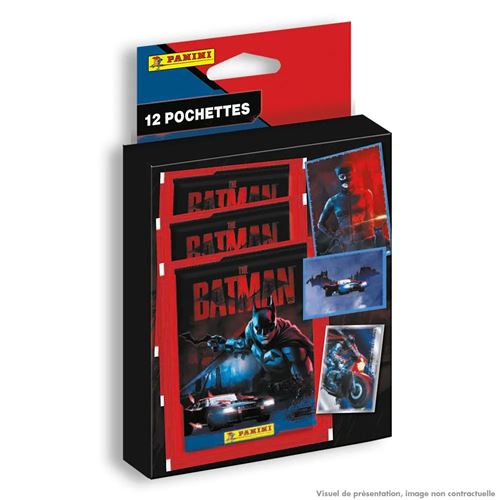 Stickers Panini - The Batman (2022) - Blister 12 Pochettes Stickers