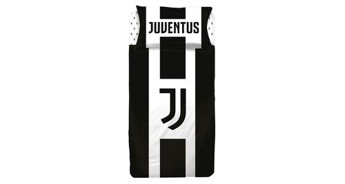  Parure de lit juventus 100% coton housse de couette 140x200 cm 