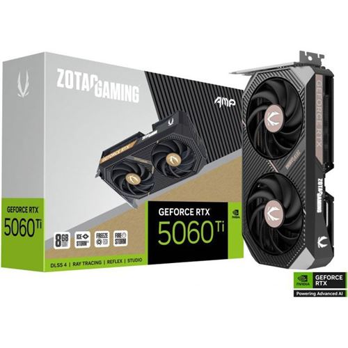 Zotac GAMING GeForce RTX 5060 Ti AMP NVIDIA 8 Go GDDR7