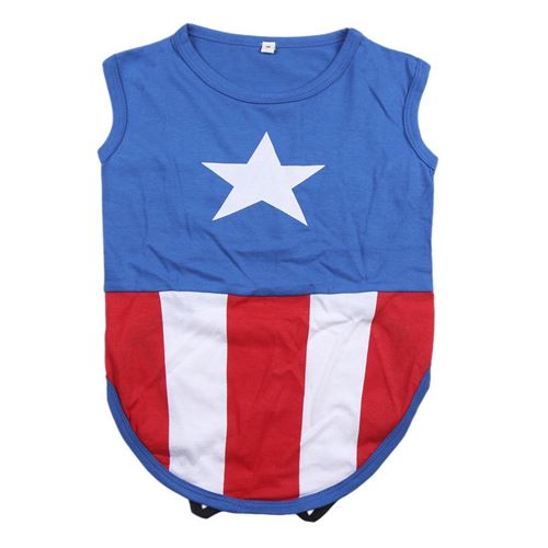 Tee Shirt pour chien Avengers Captain America S Plushland