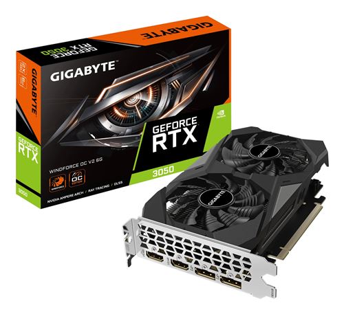 Carte Graphique Gigabyte GeForce RTX 3050 WINDFORCE OC V2 6GB GDDR6 - Image 2
