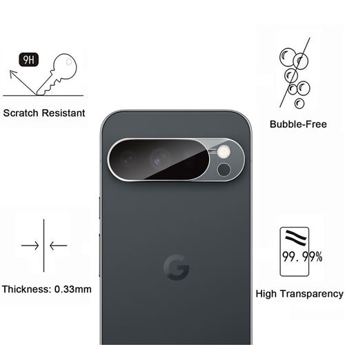 Aerku Verre Trempé Pour Google Pixel 10 Avec Caméra Arrière Protecteur [3+3 Pièces], Dureté 9H