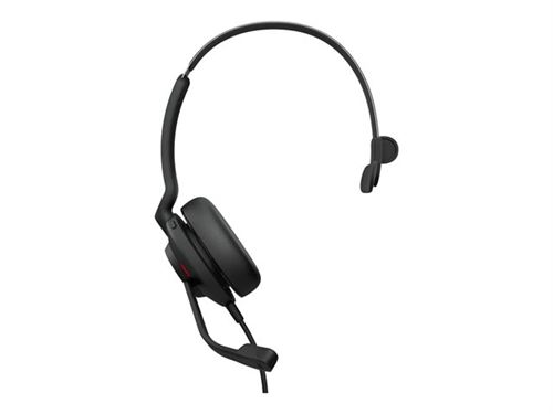 Jabra Evolve2 30 SE UC Mono - Micro-casque - sur-oreille - filaire - USB-C, USB-A - isolation acoustique - certifié UC
