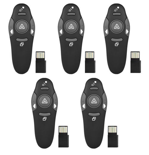 Présentateur sans fil RF 2.4GHz Présentation à distance Contrôle USB PowerPoint  PPT Clicker Contrôleur PPT Présentation Télécommande 