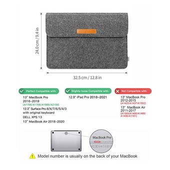 Inateck Housse pour 12 9 iPad Pro - MacBook Air/pro Retina 13 3