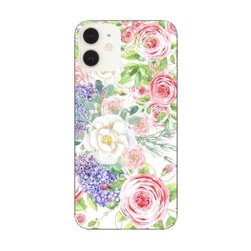 Ownest Compatible avec Coque iPhone 12 Mini Fleurs Aesthetic