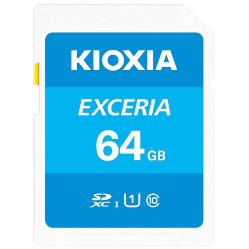 KIOXIA EXCERIA - Carte mémoire flash - 64 Go - UHS-I U1 / Class10 - SDXC UHS-I