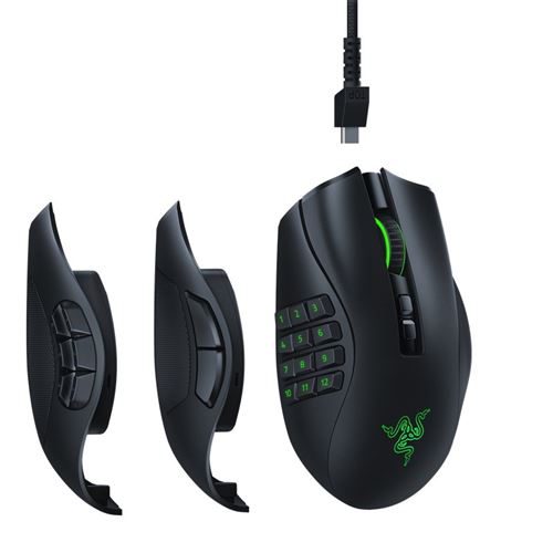 Souris gamer sans fil Razer Nagavan Snake Pro Edition Professionnelle