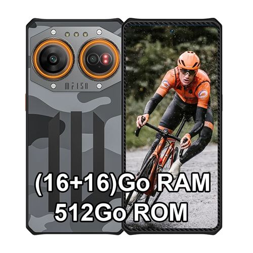 IIIF150 Air2 Ultra 5G Smartphone 32Go (16+16) RAM /512Go ROM, 6.78 FHD+ 120Hz Caméra 100MP 5000mAh GPS Dual SIM - Noir