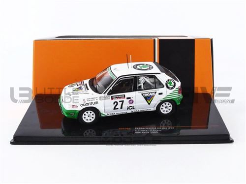 Voiture Miniature de Collection IXO 1-43 - SKODA Felicia Kit Car - RAC Rallye 1995 - White - RAC364