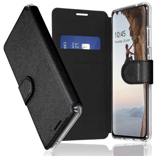 Étui de téléphone portefeuilXtreme Wallet Samsung Galaxy S22 Plus - Noir Accezz
