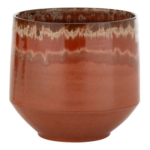 Cache-Pot en Céramique Aline 32cm Rouge