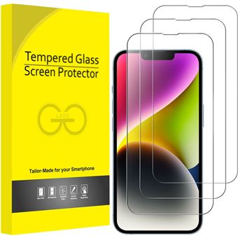 Verre Trempé pour iPhone 14 Plus (6,7") [Pack 3] Film Vitre Protection Ecran  Little Boutik® - 1