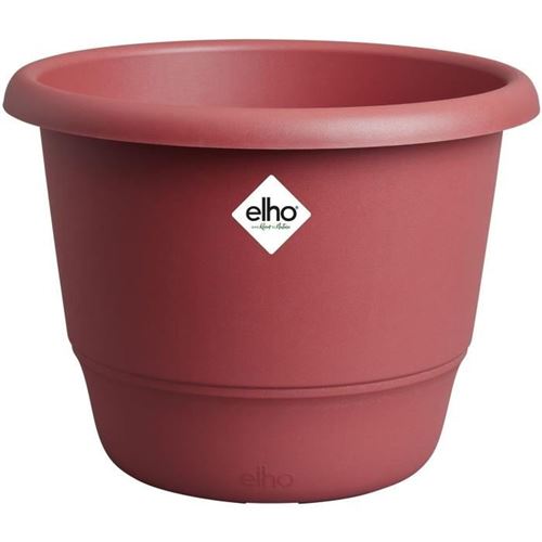 Non Communiqué Rouge Pot De Fleurs Elho Amiga Rond 30 29,5 Cm Diamètre Résistant Gel