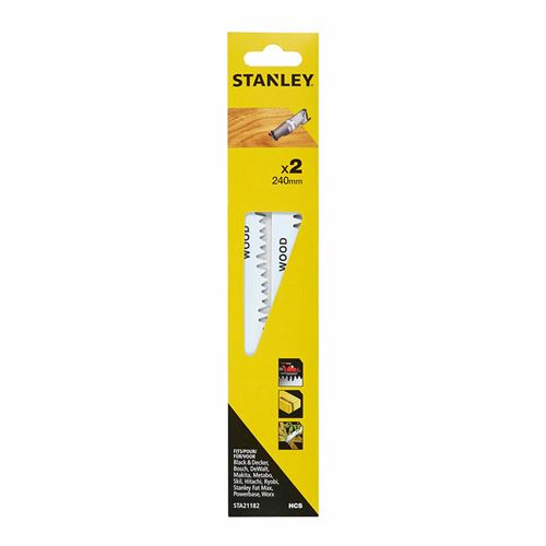 Stanley - Lame de scie sabre - 24 cm - Lot de 2 - Image 3
