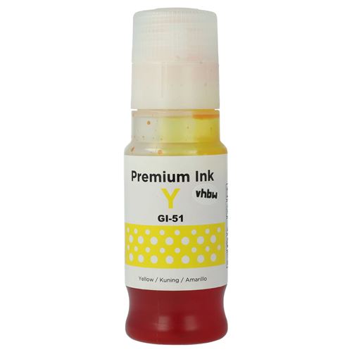vhbw Encre de recharge remplacement pour Canon GI-71, GI-81, GI-91