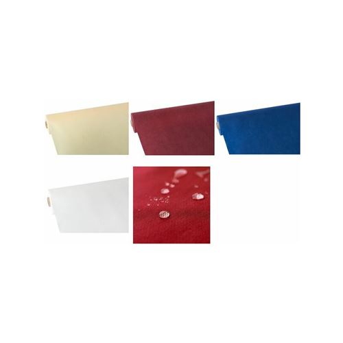 Papstar Nappe 'soft selection', en rouleau, cr&egrave;me Bordeaux