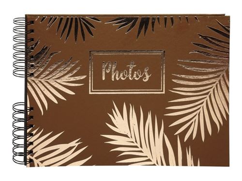 Exacompta Palma - Album - motif de feuille de palmier - or x 1