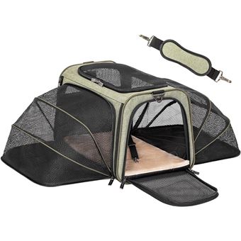 Sac de transport confortable et extensible pour petits chiens - 1