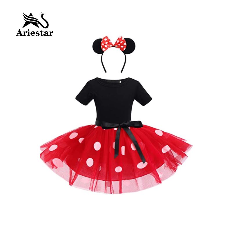 Ensemble déguisement enfant fille Ariestar® costume robe Minnie