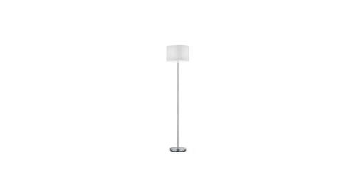 Trio - Lampadaire Hotel - Nickel Mat - Blanc - H160 cm - Image 3
