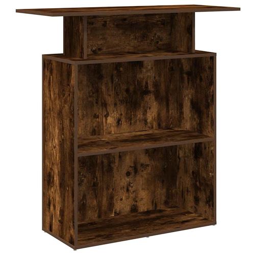 VIDAXL - Bureau de réception - Chêne - 100x40x104 cm - Image 2