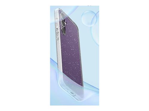 Spigen Liquid Crystal Glitter - Coque de protection pour téléphone portable - polyuréthanne thermoplastique (TPU) - quartz crystal - pour Samsung Galaxy S23 FE