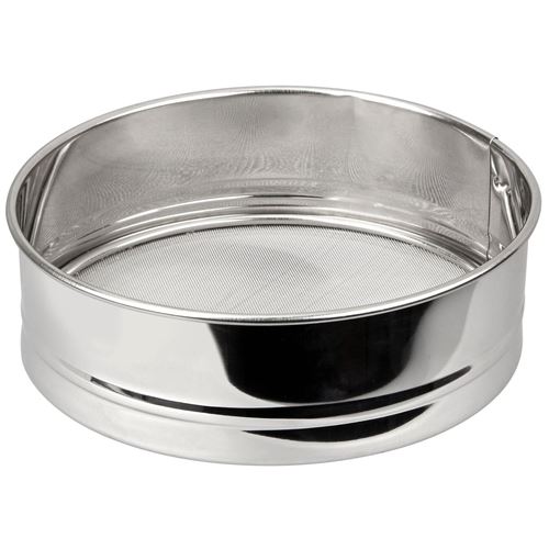 Non Communiqué Gris Tamis De Cuisine Inox Extra Fin 18 Cm De Diamètre Fackelmann Basic