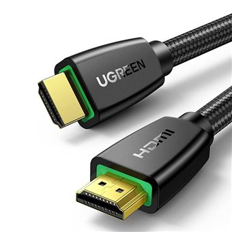 0€01 sur Câble HDMI UGREEN 4K Ultra HD Cordon HDMI 2.0 Haute Vitesse par  Ethernet en Nylon Tressé Supporte 3D HDR Retour Audio Compatible avec PS5  Lecteur Blu Ray Xbox 360 (1.5M) 