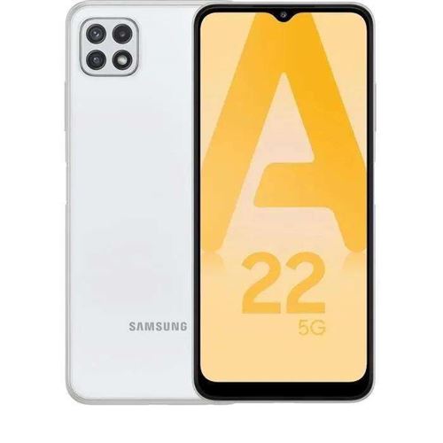 Smartphone Samsung galaxy a22 blanc 6.6 pouces RAM 4 Go stockage 128 Go État correct -  reconditionné disponible sur Fnac