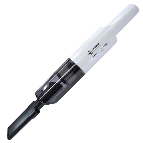 Aspirateur Portable Sans Fil 150W Rechargeable pour Maison et Voiture Blanc / Noir