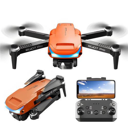 Drone SZSMART RG107Pro Orange 4K Autonomie 15 min