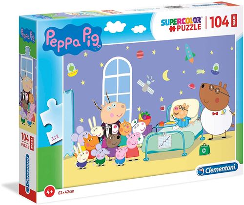 Clementoni Puzzle Maxi Peppa Pig - 104 Pièces - Image 2